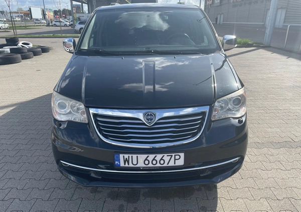 Lancia Voyager cena 53500 przebieg: 210000, rok produkcji 2013 z Warszawa małe 137